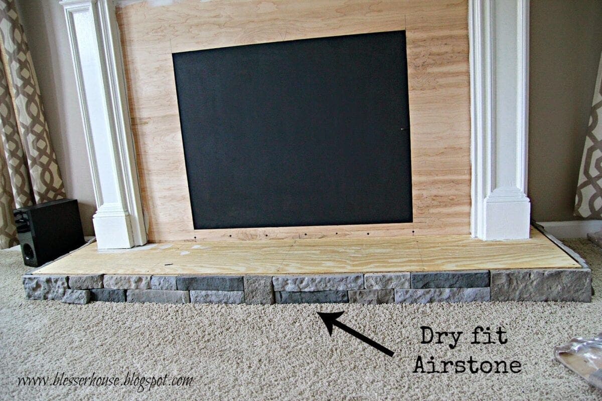 HOW I HIDE MY CORDS ON MY AIRSTONE FIREPLACE ACCENT WALL – Award