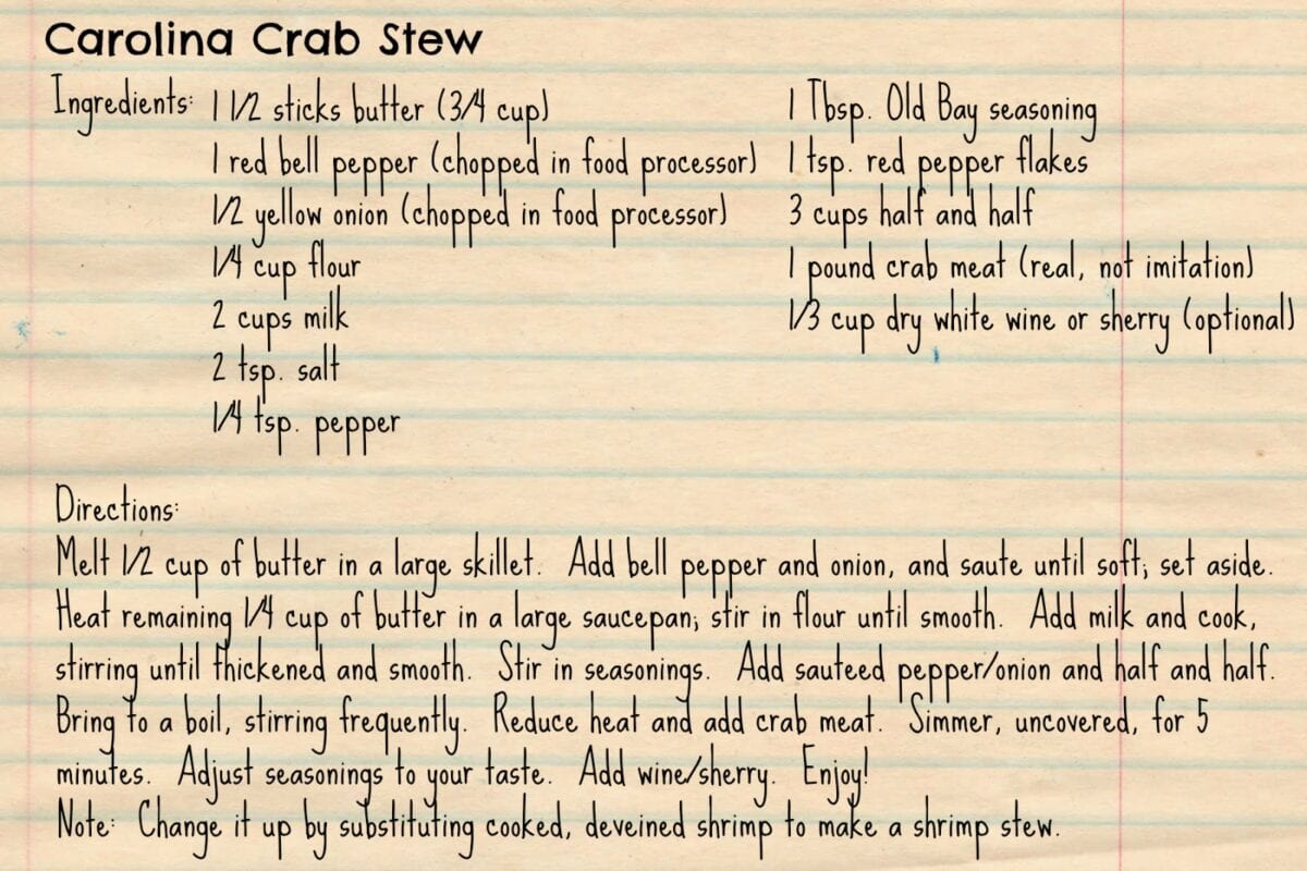 Bless'er House | Carolina Crab Stew