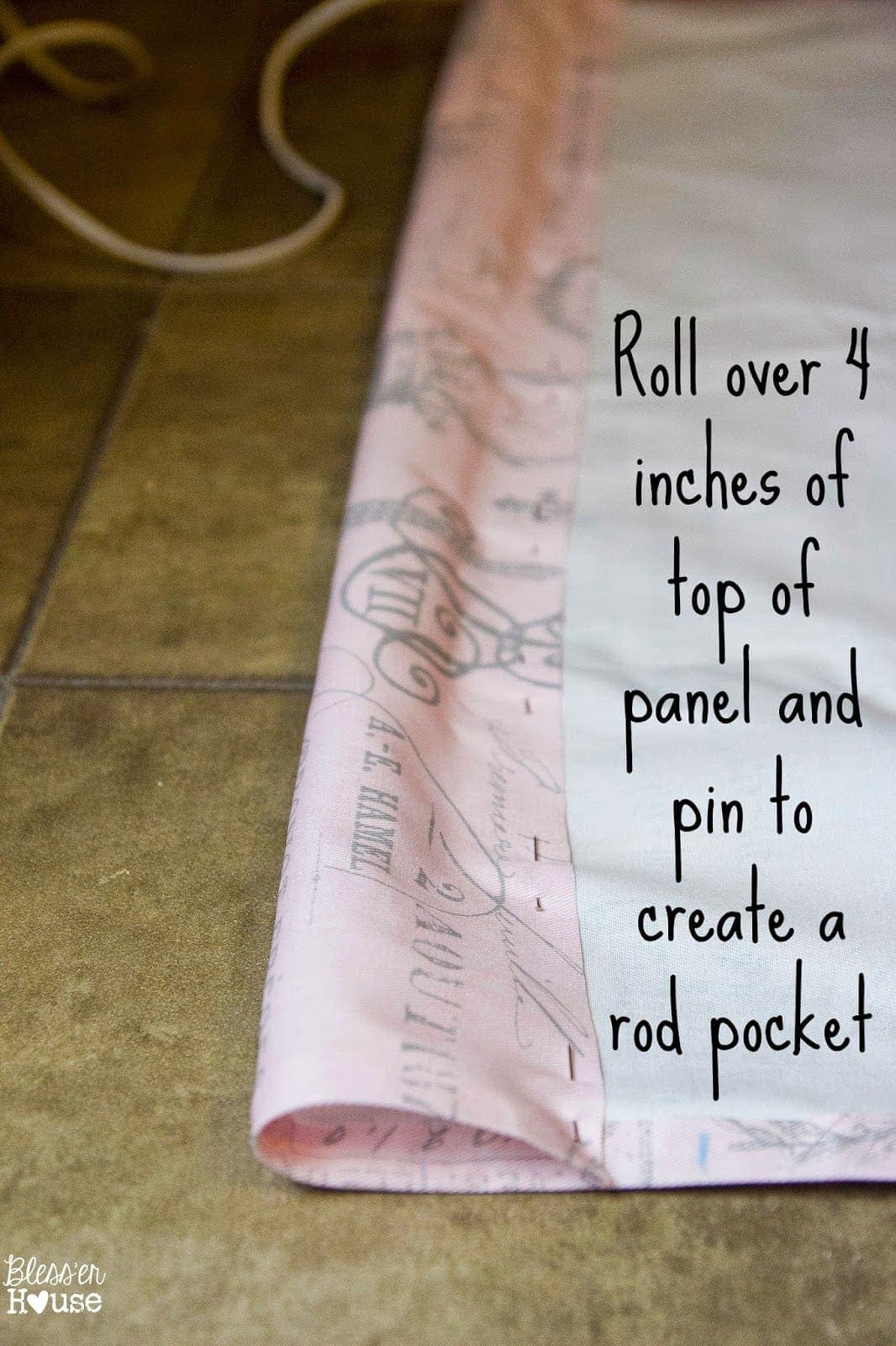Bless'er House | Easy No-Sew Curtain Canopy Bless'er House | Easy No-Sew Curtain Canopy