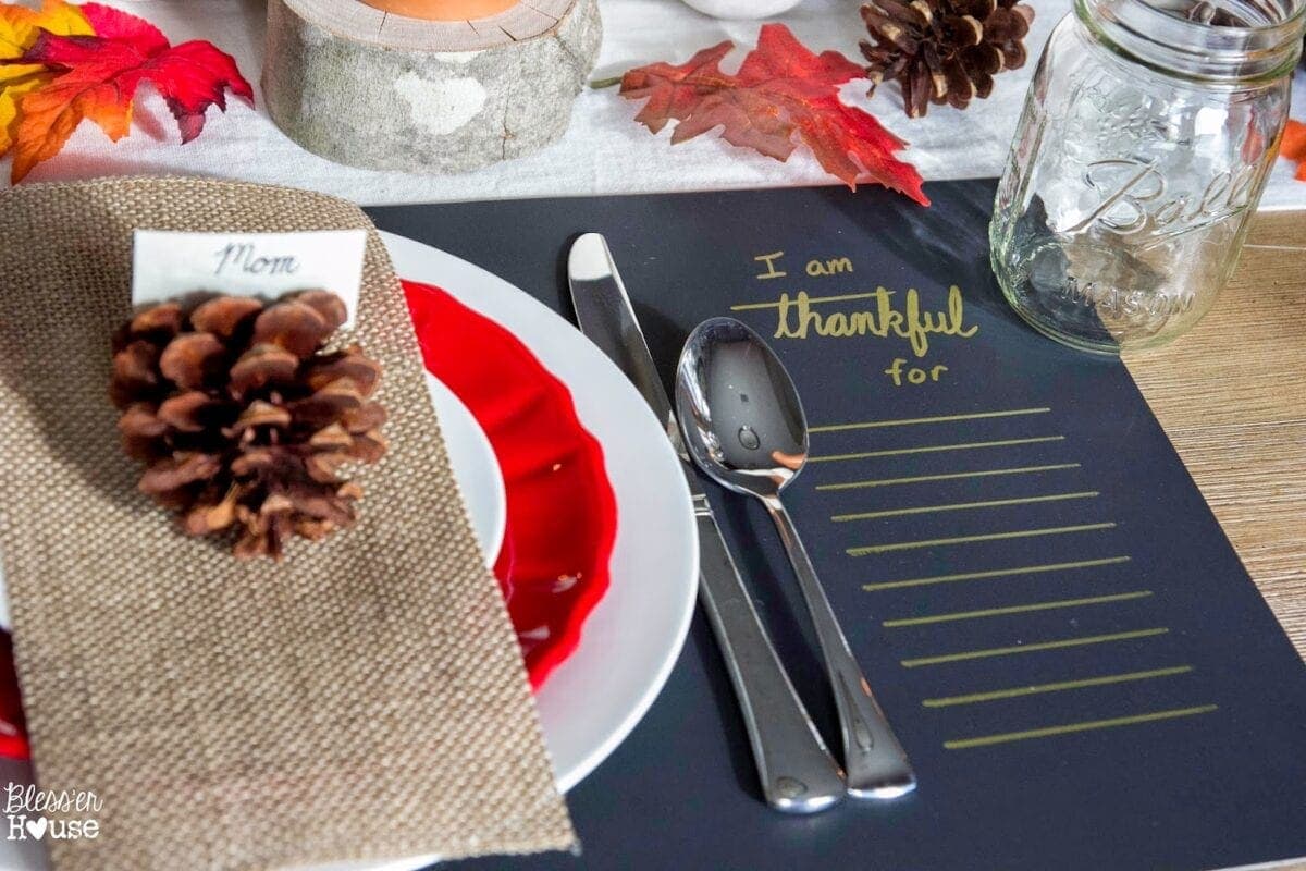 Bless'er House | Dollar Store Thanksgiving Tablescape Bless'er House | Dollar Store Thanksgiving Tablescape