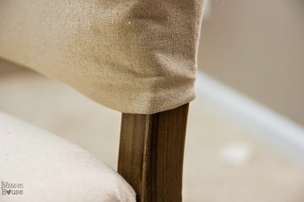 Bless'er House | Restoration Hardware Knock Off No Sew Dining Chairs