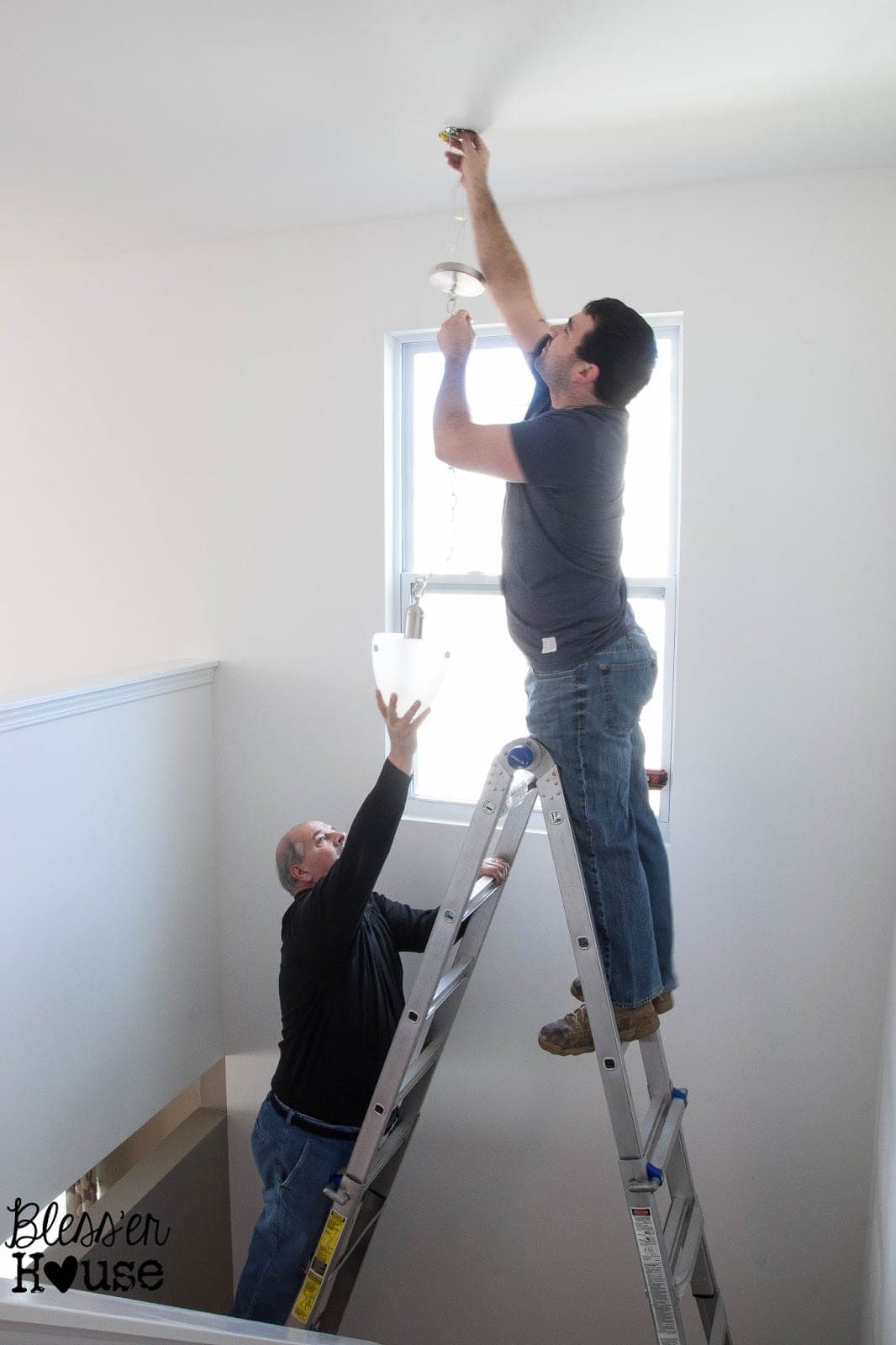 Bless'er House | Builder Grade Lighting Replacement Bless'er House | Builder Grade Lighting Replacement