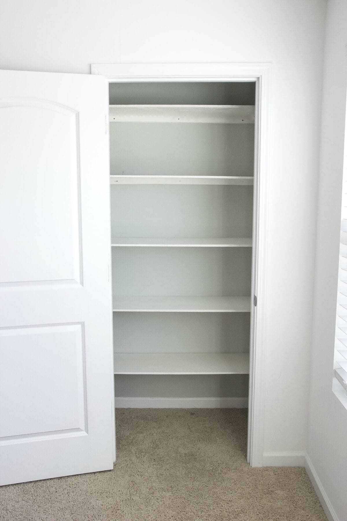 Basic DIY Closet Shelving Basic DIY Closet Shelving