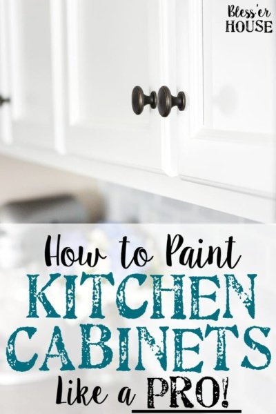 How to Paint Kitchen Cabinets Like a Pro - Bless'er House
