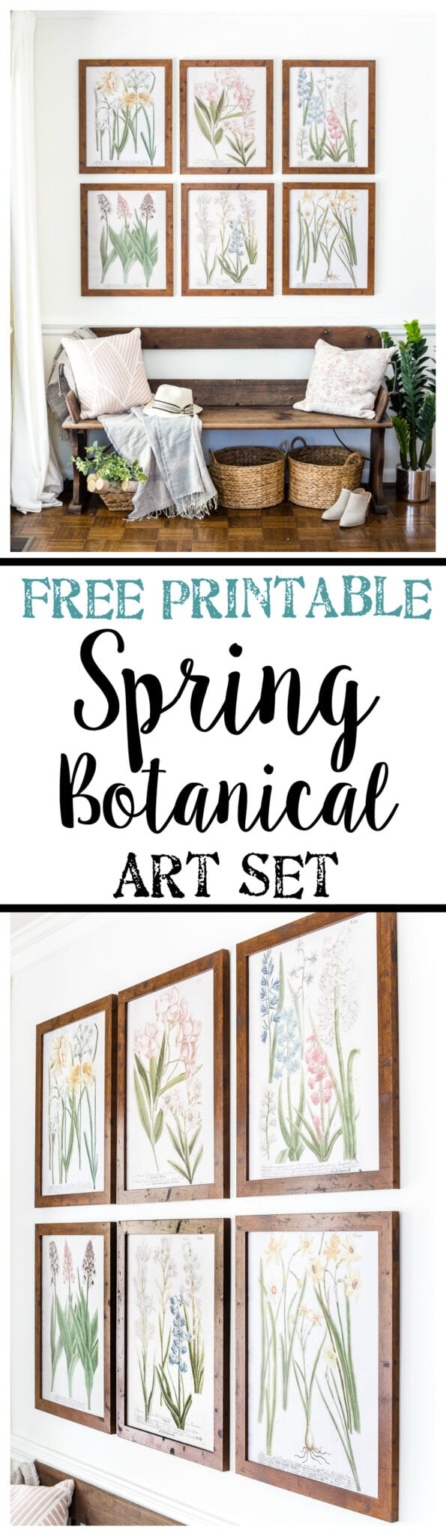 Spring Botanical Gallery Wall Printables - Bless'er House