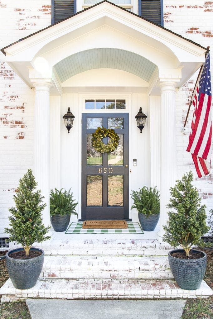 How To Decorate A Small Porch Stoop In 4 Easy Steps Bless er House