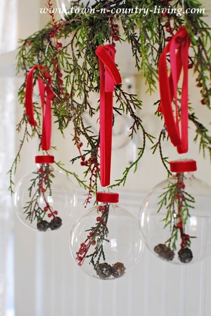 DIY Glass Ball Christmas Ornaments