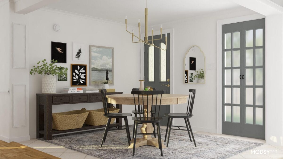 Modsy.com | An online 3D design rendering tool to help you plan furniture layouts and decor to fit your own personal style using images of your own home. #interiordesign #roomplanning #furniturelayout #roomlayout #designlayout 