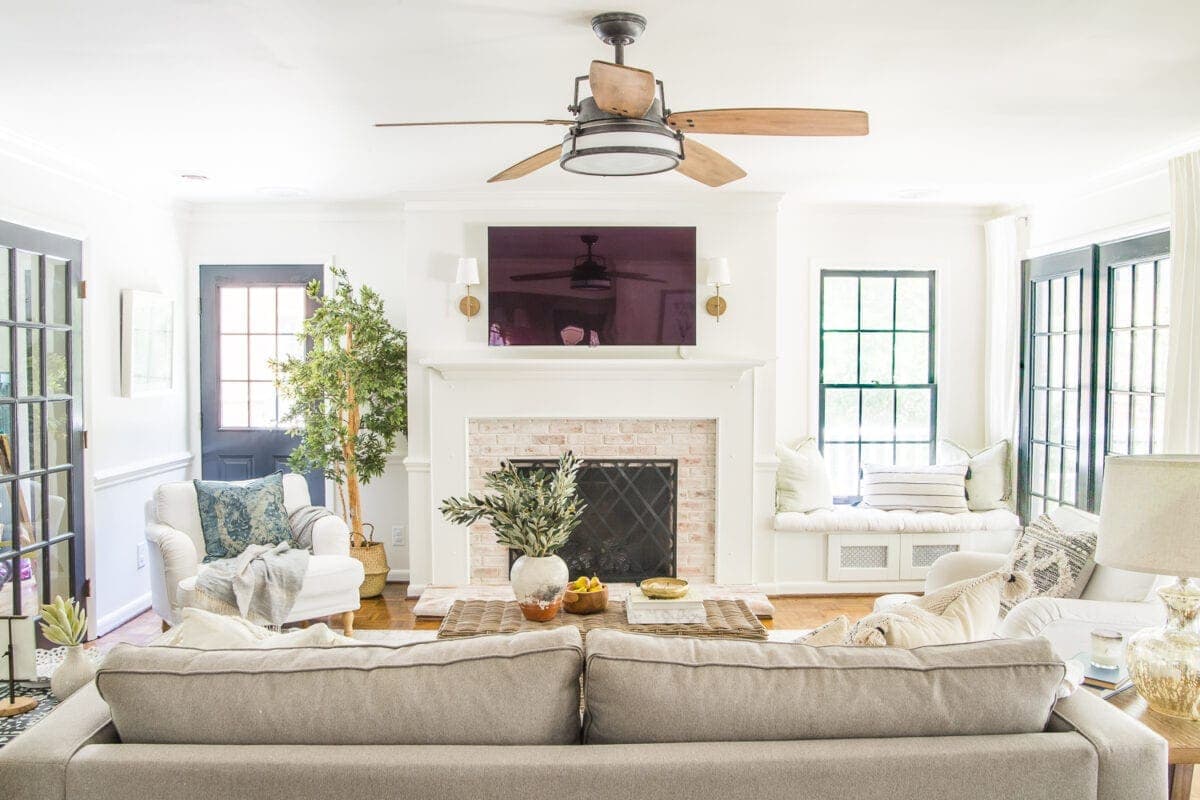 Neutral Fall Faux Greenery | Why ditching traditional fall colors is a better decorating decision to stretch your dollars + the best neutral fall greenery and decor on sale.