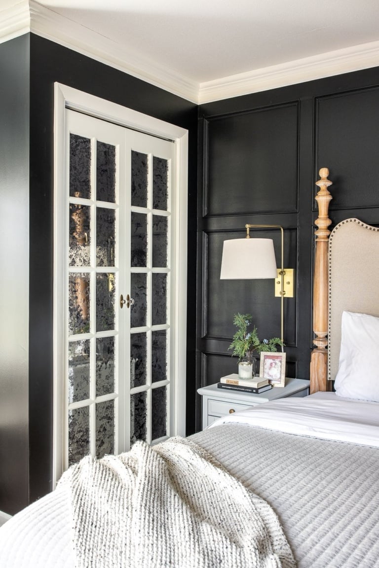 DIY Mirrored French Closet Doors
