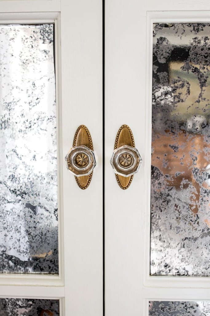 Easy DIY Mirrored French Bi-Fold Closet Door Makeover - Bless'er House