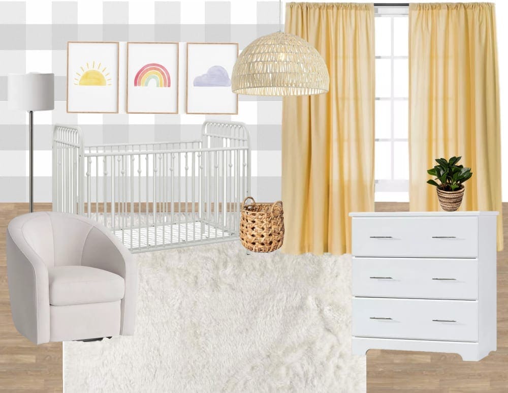 Gender Neutral Nursery Mood Boards Under 1200 Gender Neutral Nursery Mood Boards Under $1200 - Bless'er House