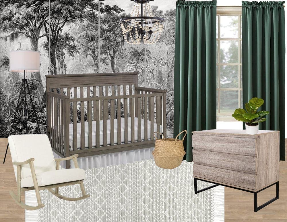 Gender Neutral Nursery Mood Boards Under 1200 Gender Neutral Nursery Mood Boards Under $1200 - Bless'er House