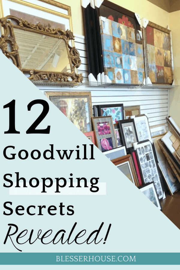 goodwill shopping tips