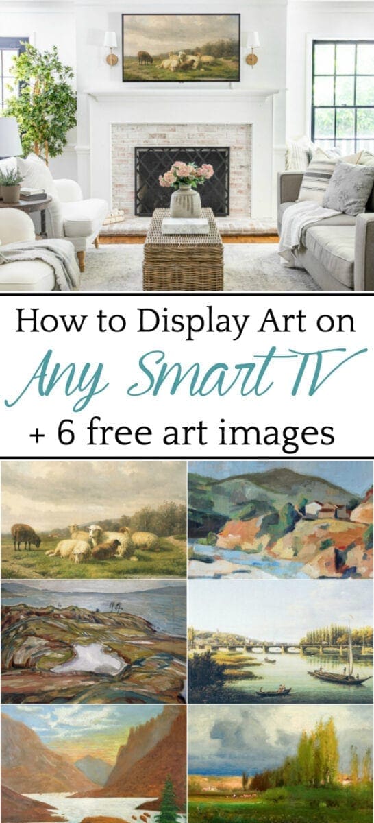 How to Display Art on Any Smart TV + 6 Free Art Images