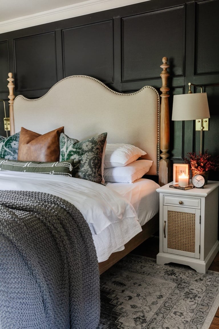 Modern Traditional Fall Bedroom