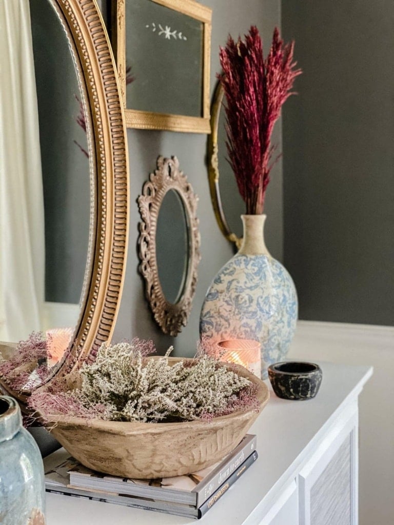 My Favorite Dried Flowers and Stems & Fall Dining Room