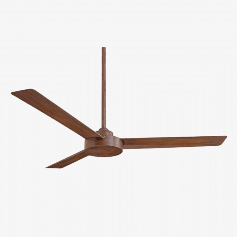 minka aire roto distressed koa ceiling fan
