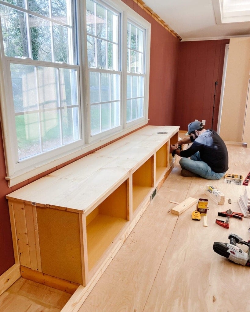 DIY Built In and Window Seat Bless'er House