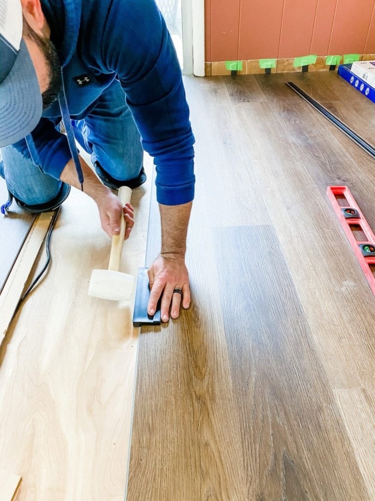 How to Install Luxury Vinyl Plank Flooring - Bless'er House