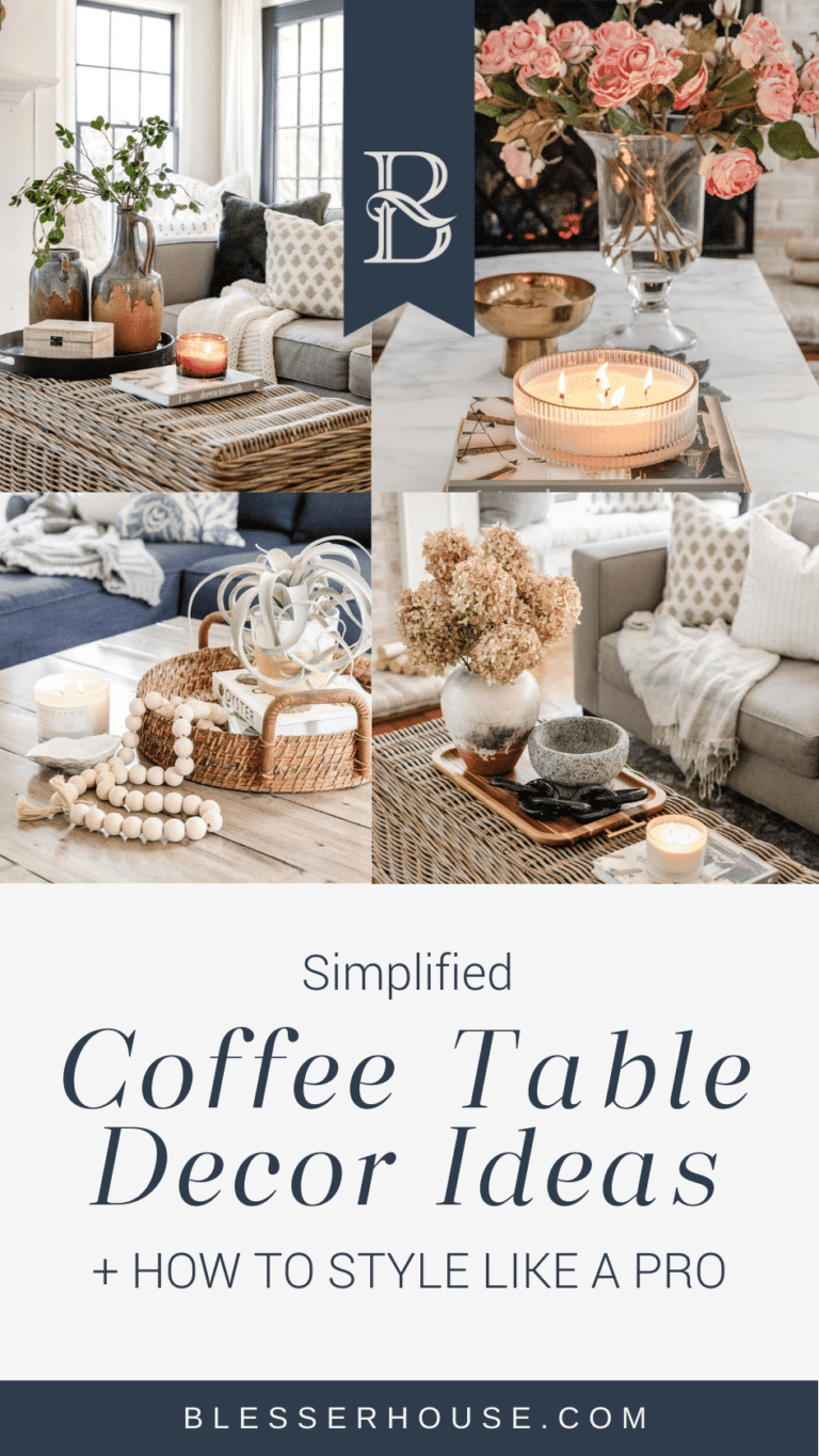 Easy Coffee Table Decor Ideas and How to Style Them - Bless'er House