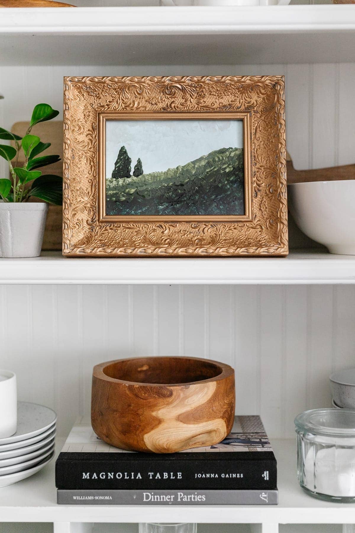 Rub n Buff Antique Gold painted picture frame