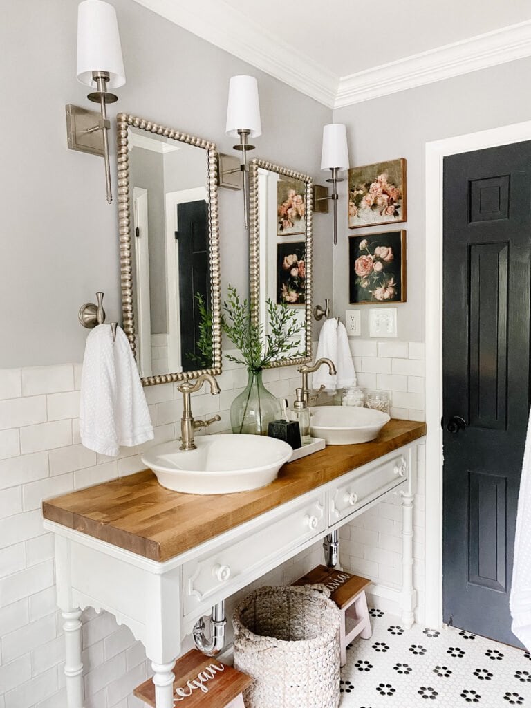 Black and White Bathroom Decor Swaps for a Classic Refresh - Bless'er House
