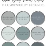 best blue gray paint colors
