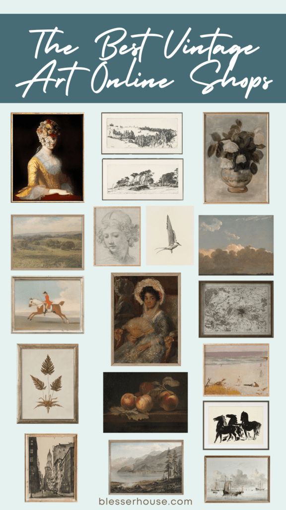 Where to Buy Vintage Art Online and How to Print Digital Art Bless'er
