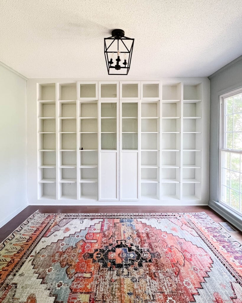 DIY Built In Bookshelves Using the IKEA Billy Bookcase Hack - Bless'er ...