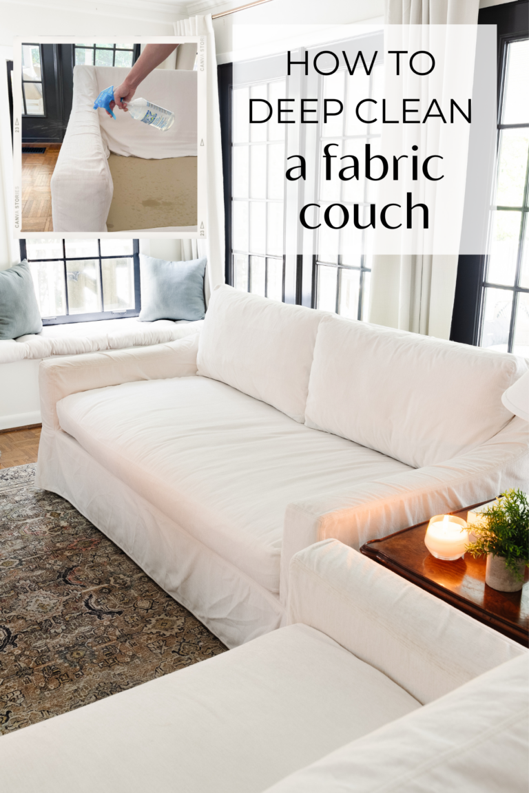How to Deep Clean a Fabric Couch and Upholstered Furniture Bless'er House