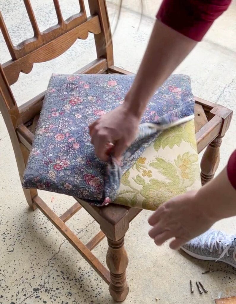 How to Refinish Wood Furniture Without Stripping | Desk Chair Makeover ...