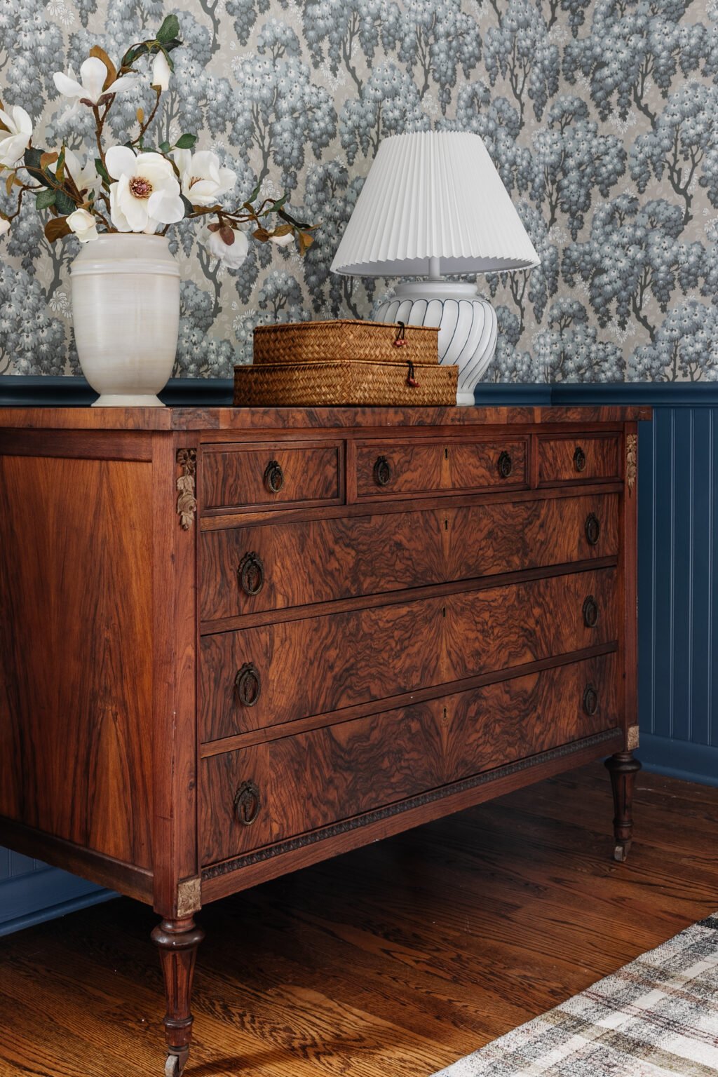 Burl Wood Furniture for All Budgets + Refinished Burl Dresser Bless