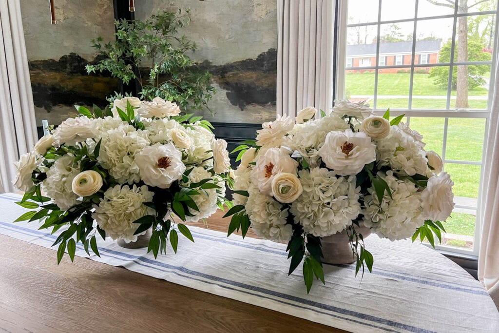 Simple Diy Flower Arrangement Using Faux Florals Bless Er House Simple Diy Flower Arrangement Using Faux Florals Bless Er House