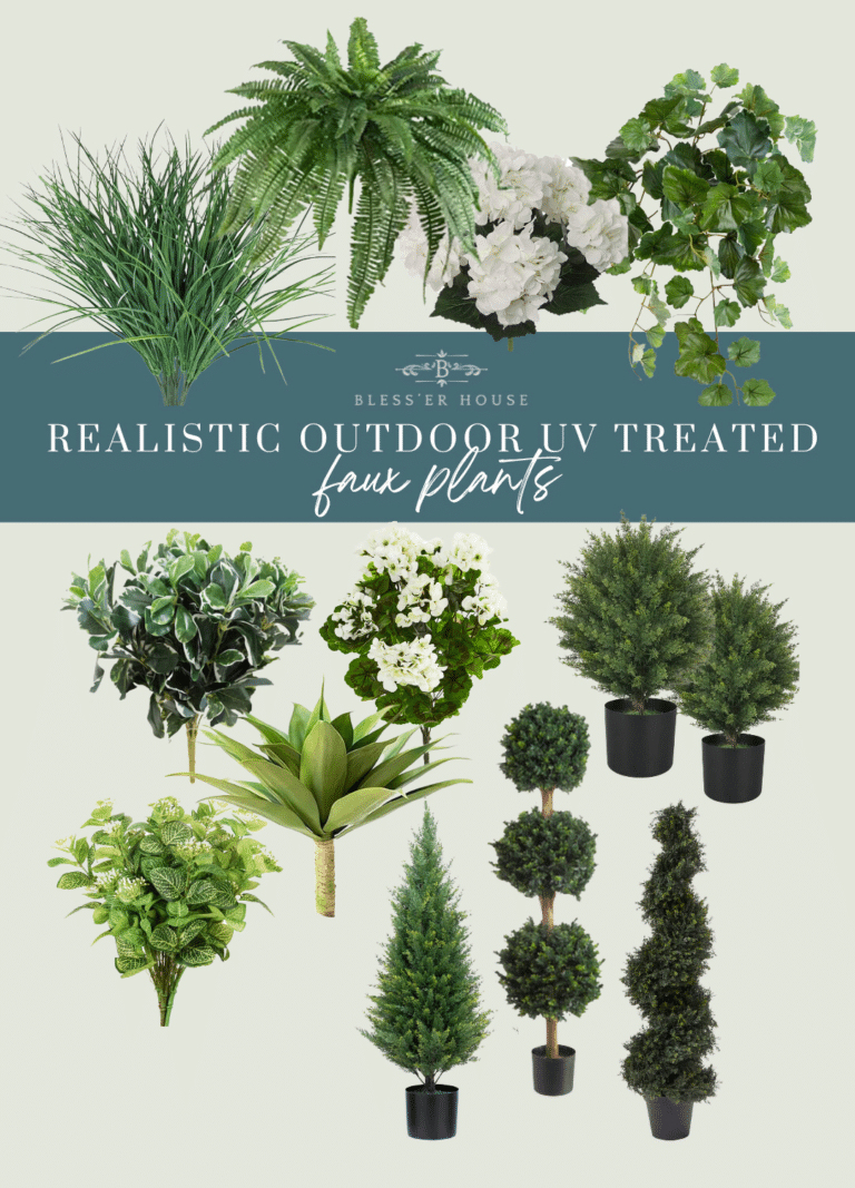 40 Best Faux Outdoor Plants for Planters on a Porch Bless'er House