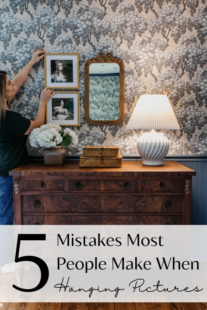 decorating mistakes people make when hanging pictures