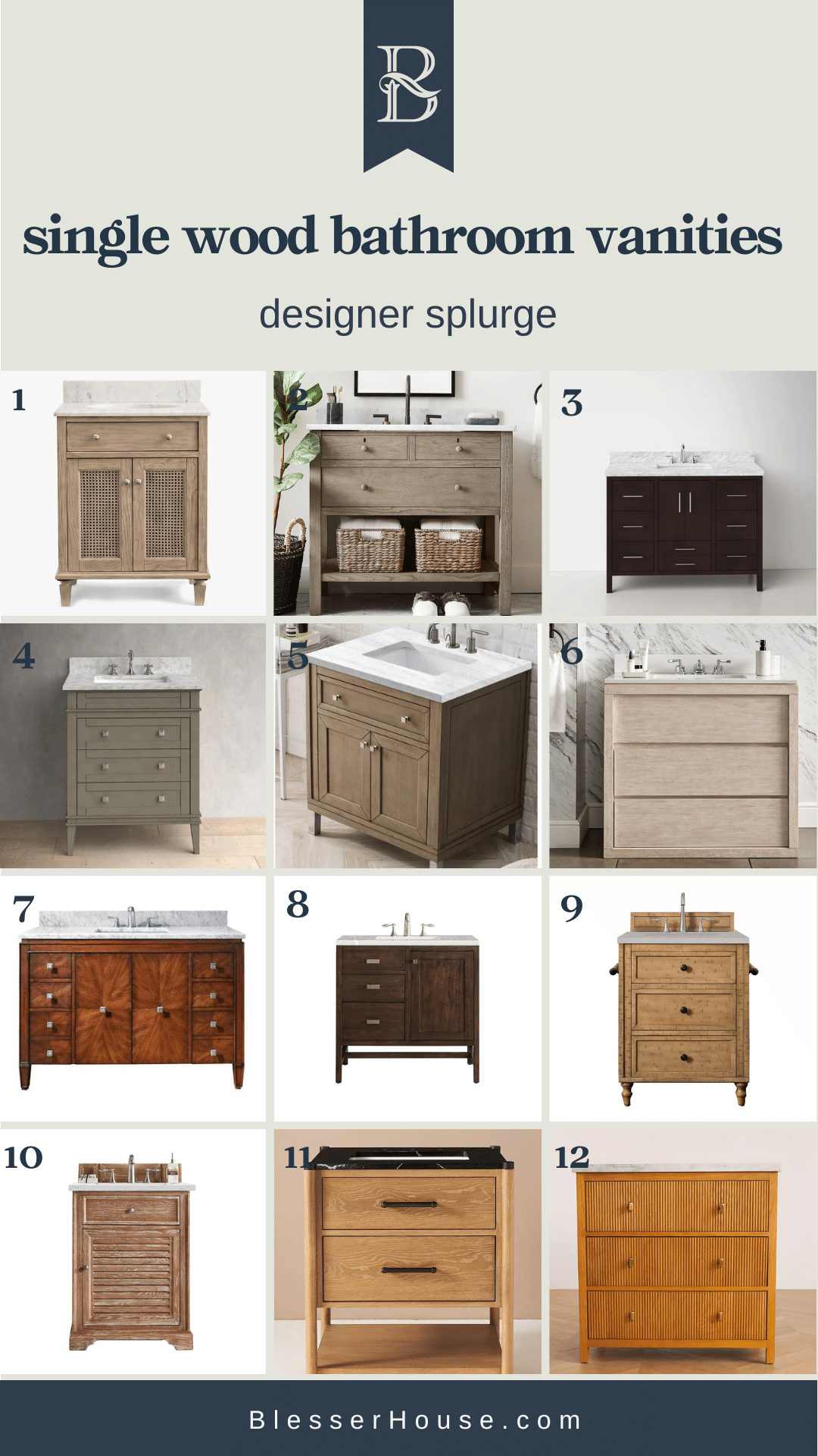 designer single wood bathroom vanities 