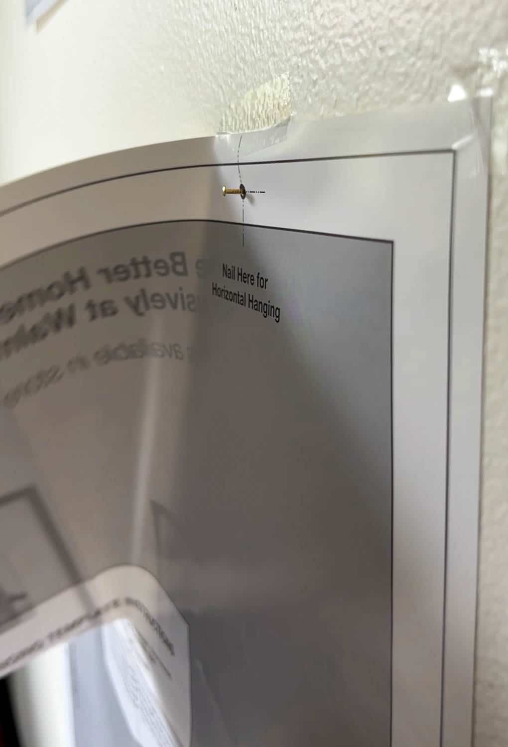 ripping off a paper picture frame template