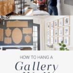 how to hang a gallery wall perfectly