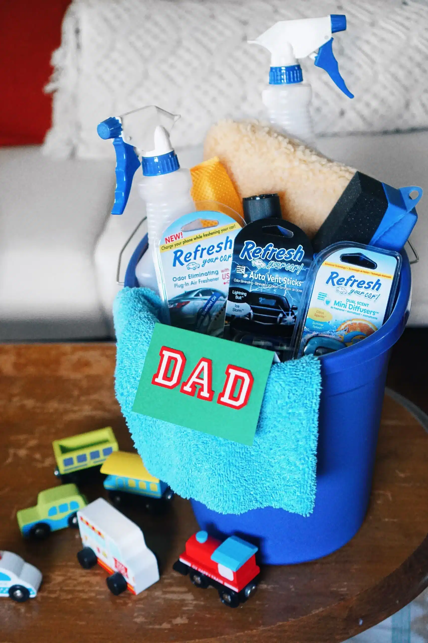 car wash gift basket