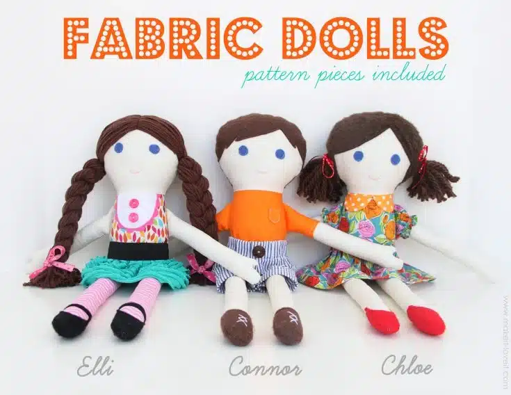 homemade fabric dolls