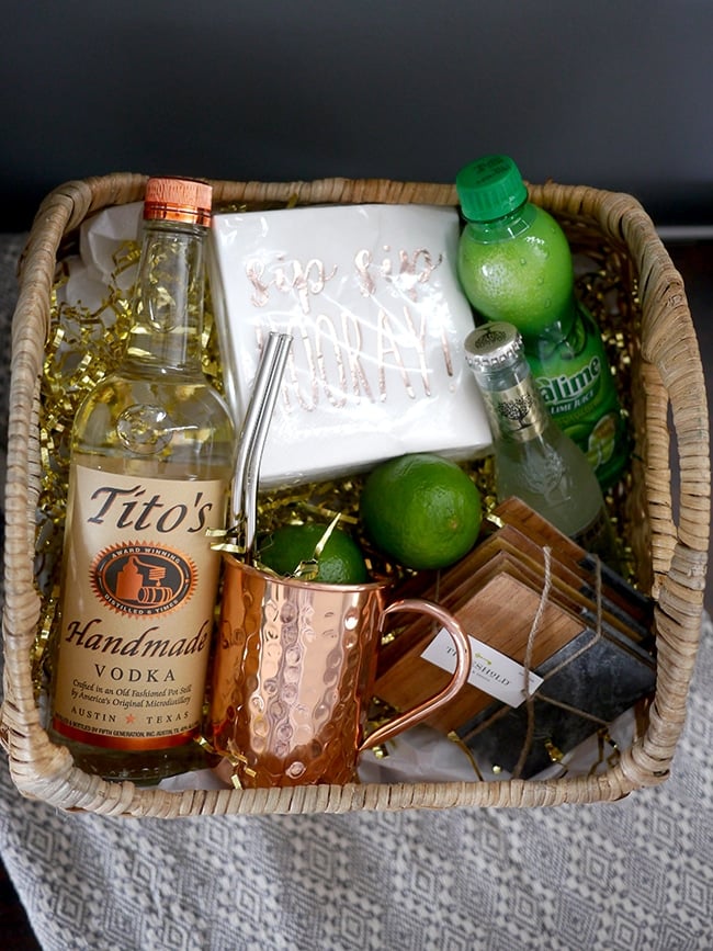 moscow mule gift basket