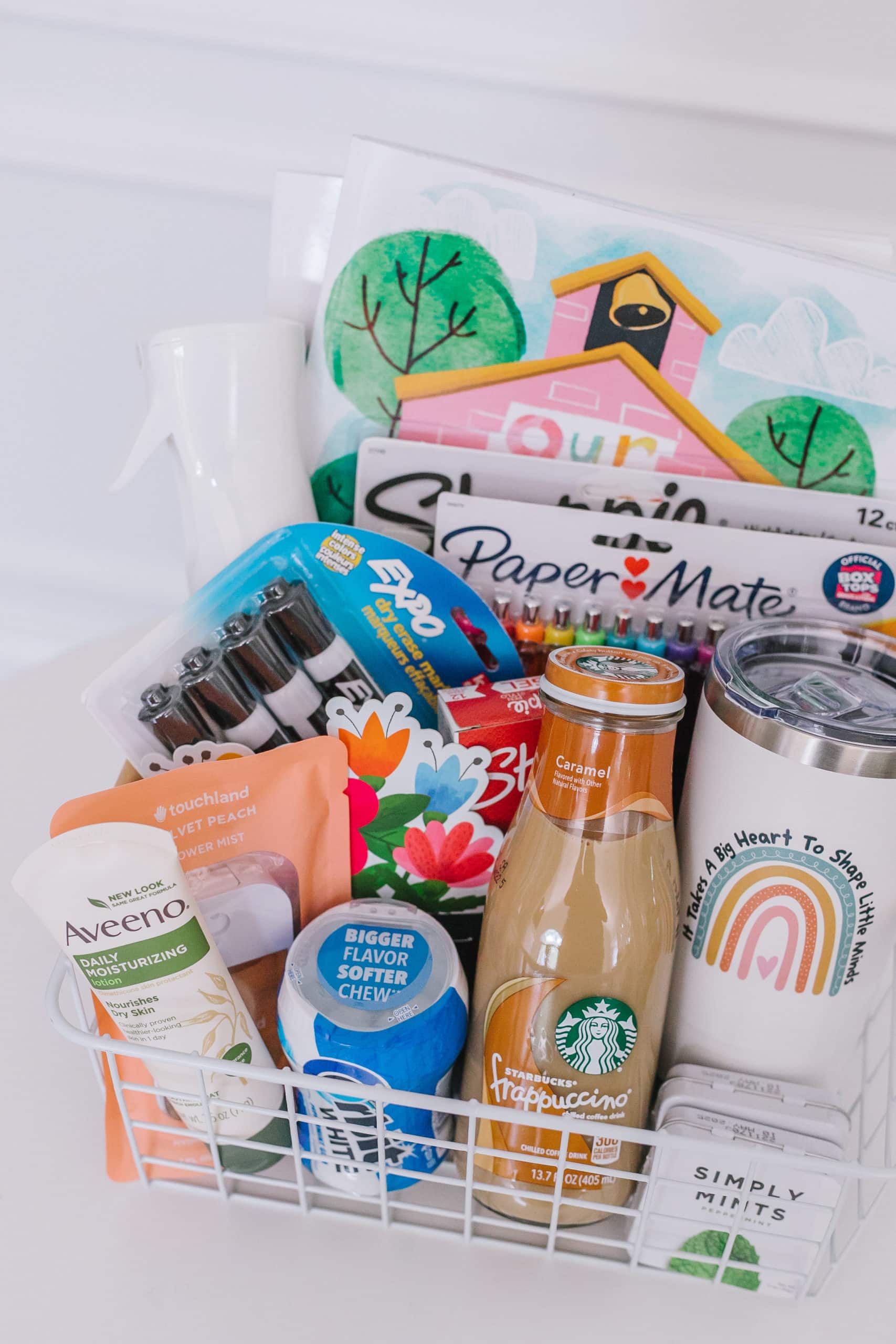 coffee gift basket for the holidays via playswellwithbutter