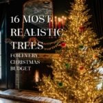 most realistic fake christmas tree with microdot lights