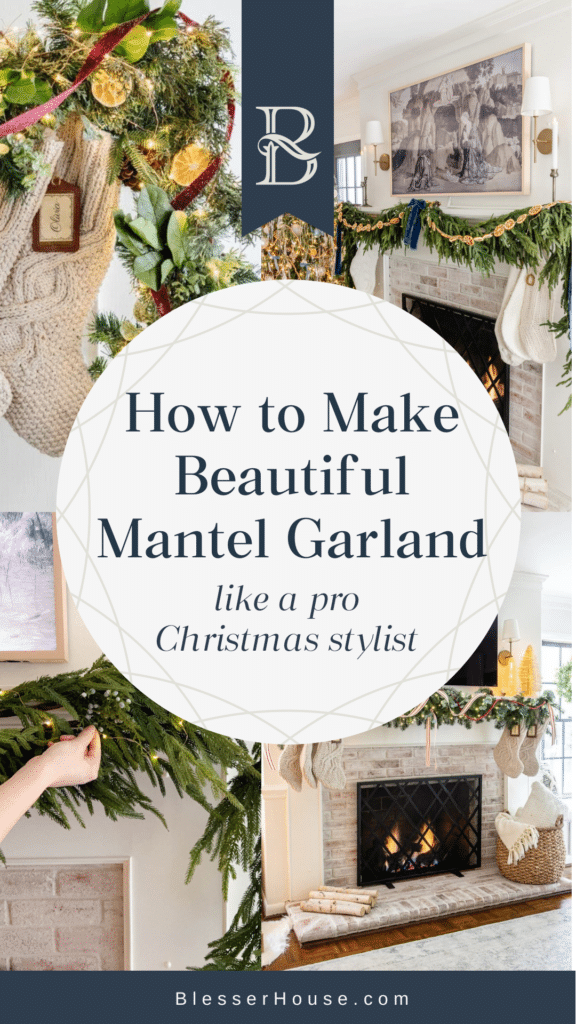 diy mantel garland ideas for christmas