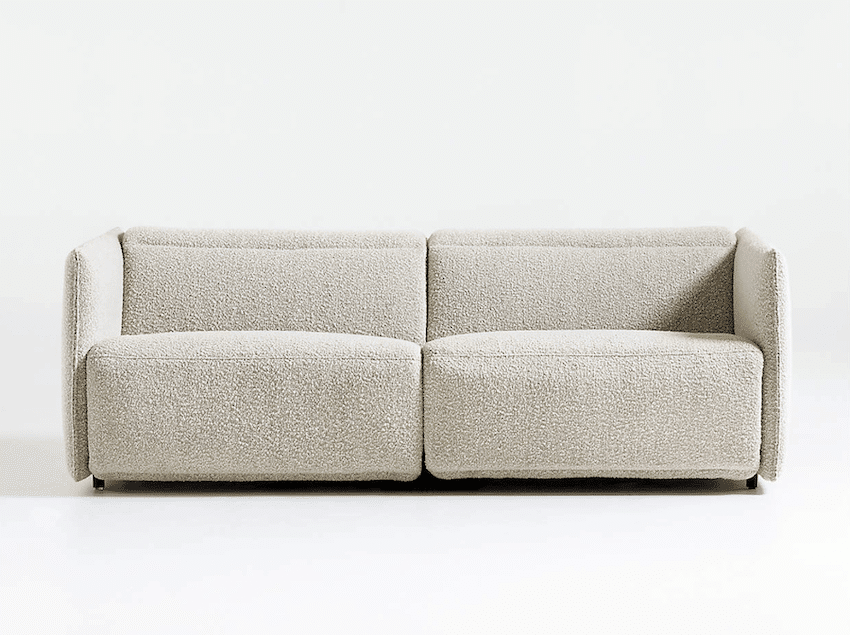 best slim arm reclining sofa
