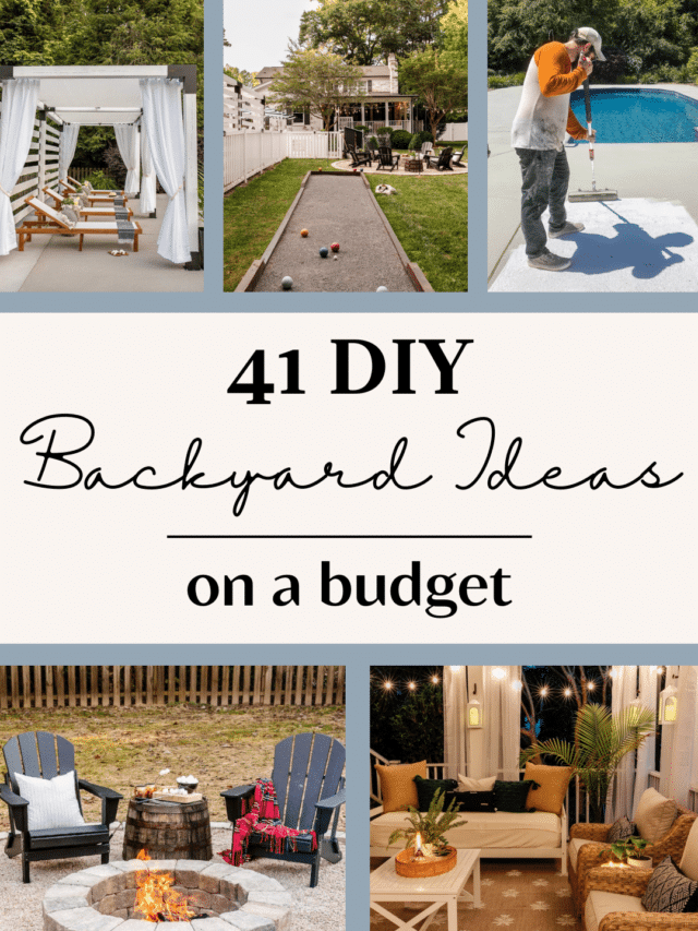 diy backyard ideas on a budget