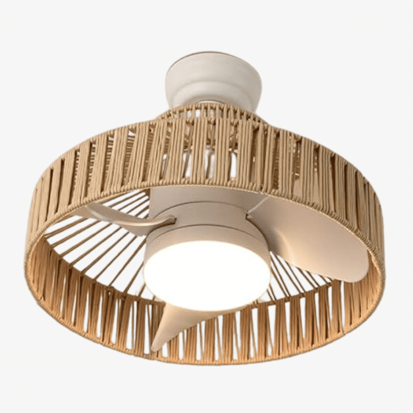 nylon rope caged ceiling fan
