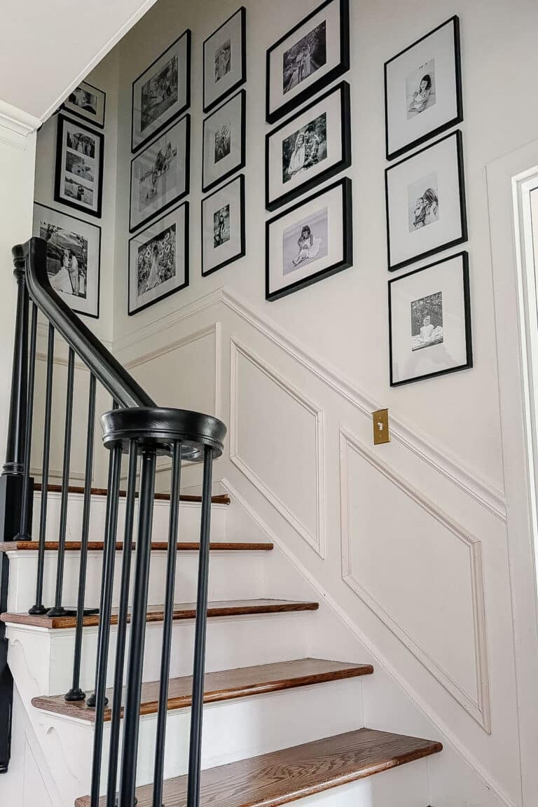 How to Install DIY Stair Wainscoting the Easy Way