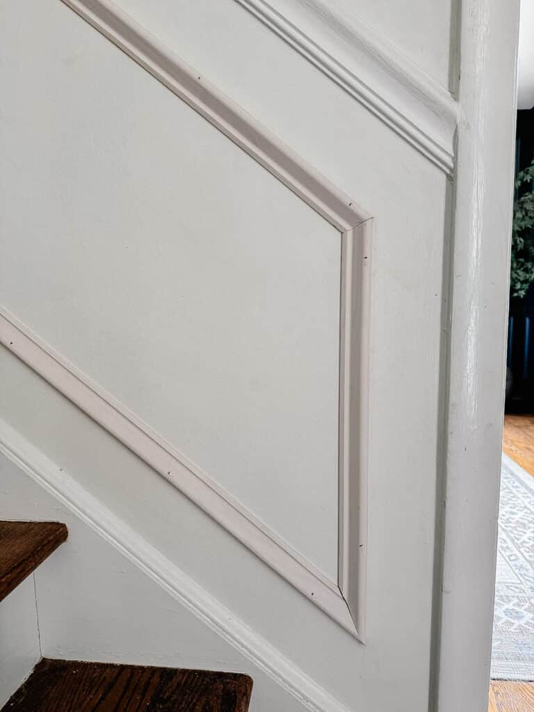 How to Install DIY Stair Wainscoting the Easy Way - Bless'er House
